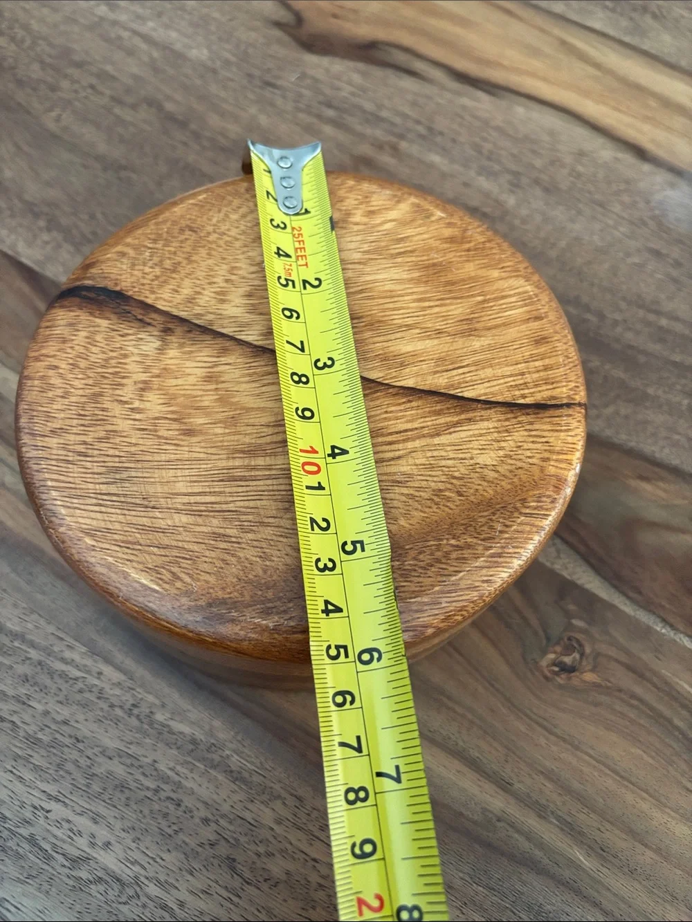 Pier 1 Wooden Bowl in Warm Brown